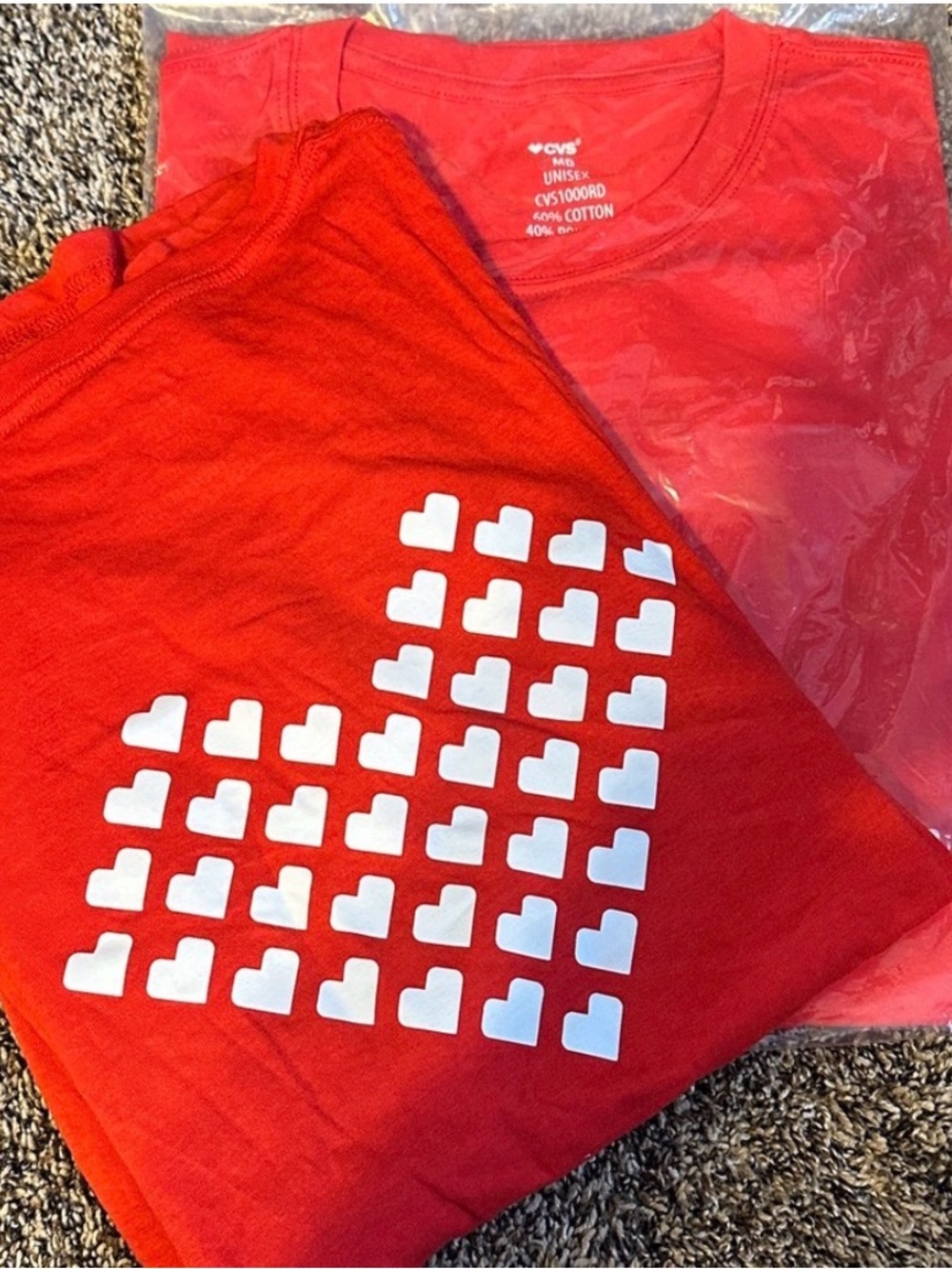 CVS Red Shirts (2 pack)